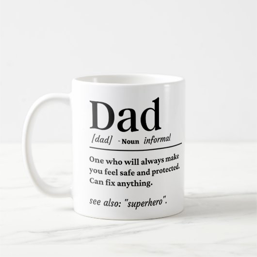 Mug Définition papa (Gauche)