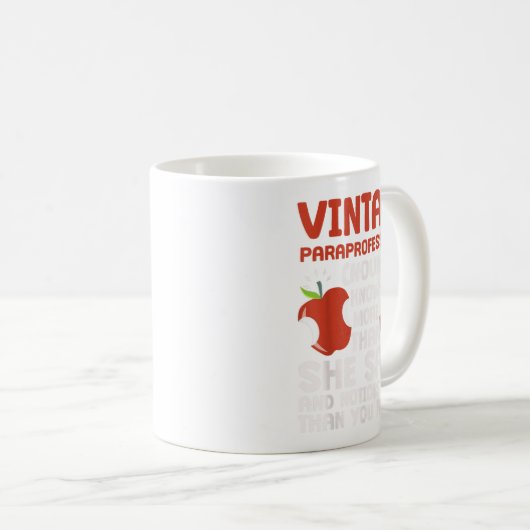 Mug Définition paraprofessionnelle de la fierté éducat (Devant droit)