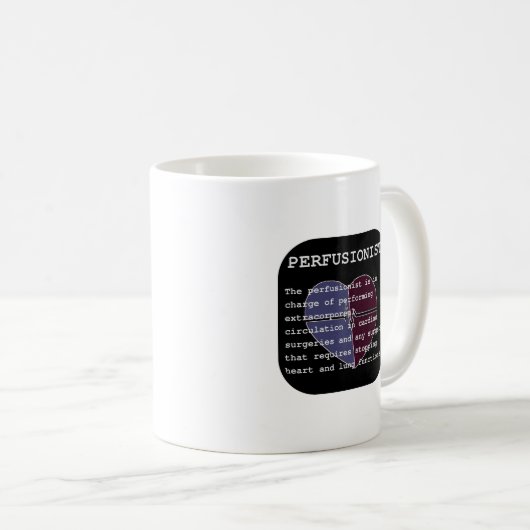 Mug Définition perfusionniste (Devant droit)