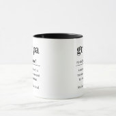 Mug Définition personnalisée de Grumpa (Centre)