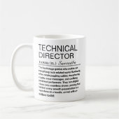 Mug Définition personnalisée de machiniste (Gauche)