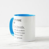 Mug Définition personnalisée du chef adjoint des pompi (Devant gauche)