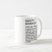 Mug Définition personnalisée et drôle de responsable d (Devant droit)