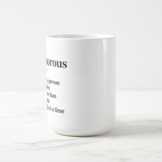 Mug Définition polyamorale (Centre)