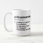 Mug Définition polyamorale (Gauche)