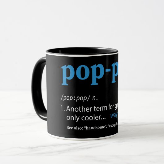 Mug Définition Pop-Pop (Devant gauche)