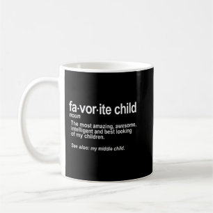 Mug Définition préférée de l'enfant - Amusant maman et