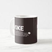Mug Définition réelle de Woke (Devant gauche)