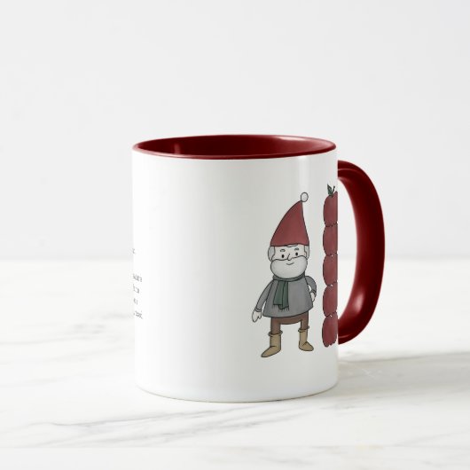 Mug Définition suédoise Tomte Gnome (Devant droit)