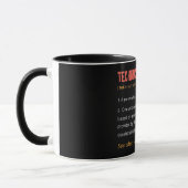 Mug Définition technique amusante (Gauche)