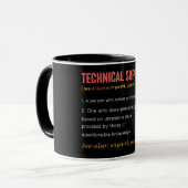 Mug Définition technique amusante (Devant gauche)
