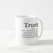 Mug définition trompeuse politique drôle (Devant droit)