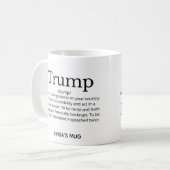 Mug définition trompeuse politique drôle (Devant gauche)