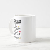 Mug Défis d'enterrement de vie de garçon - Défi drôle  (Devant gauche)