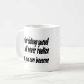 Mug Défis-toi Devis Motivationnel (Devant gauche)