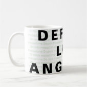 MUG DEFUND LOS ANGELES (Gauche)
