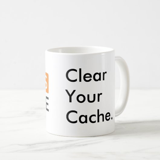 Mug Dégagez votre cachette (Devant droit)