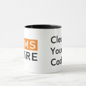 Mug Dégagez votre logo de compagnie de l'humour | de (Centre)