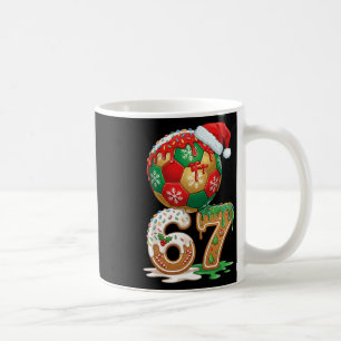 Mug Dégoulinade de foot de Noël Numéro 67 Garçons Foot