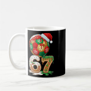 Mug Dégoulinade de foot de Noël Numéro 67 Garçons Foot