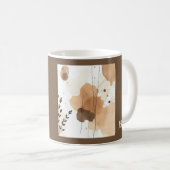 Mug Dégradations Beige et Brown (Devant droit)
