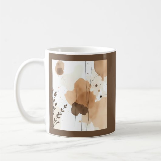 Mug Dégradations Beige et Brown (Gauche)