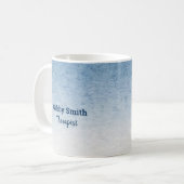 Mug dégradé blanc bleu (Devant gauche)