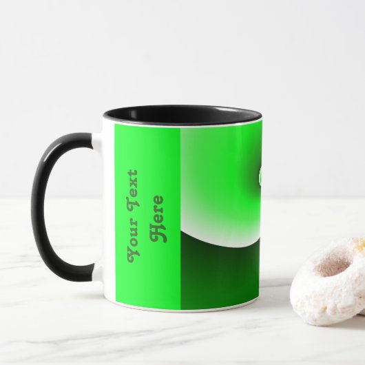 Mug Dégradé blanc vert (Avec donut)