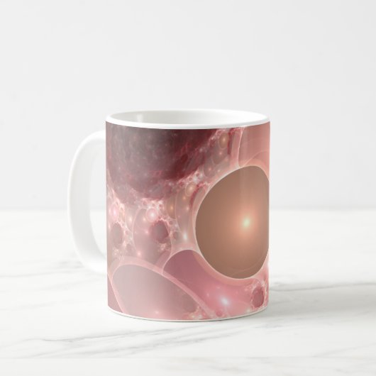 Mug dégradé de bulles (Devant gauche)