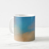 Mug Dégradé de plage calme (Devant gauche)