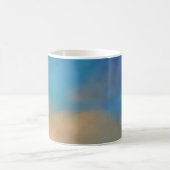 Mug Dégradé de plage calme (Centre)