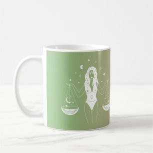 Mug Dégradé du signe étoile du zodiaque de Libra