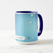 Mug Dégradé Frais Aura Halo Perle (Devant droit)