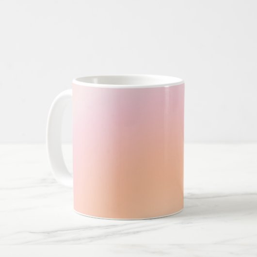 Mug Dégradé Fuzz Peach (Devant gauche)