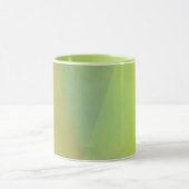 Mug Dégradé géométrique jaune moderne (Centre)
