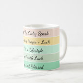 Mug Dégradé moderne de la Saint-Patrick (Devant droit)