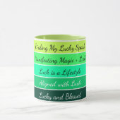 Mug Dégradé Moderne de la Saint-Patrick (Centre)