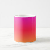 Mug Dégradé moderne rose à orange (Centre)