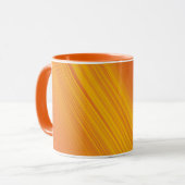 Mug dégradé orange et jaune doré (Devant gauche)