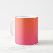 Mug Dégradé orange et rose (Devant gauche)