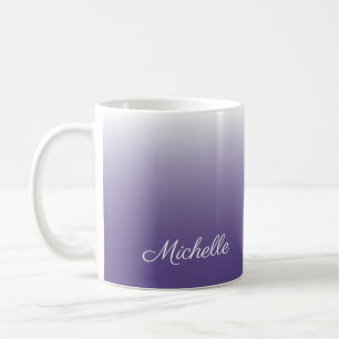 Mug dégradé personnalisé ombre Ultra Violet