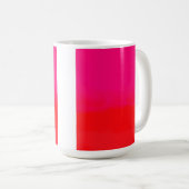 Mug Dégradé rose et orange (Devant droit)