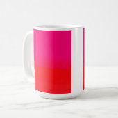 Mug Dégradé rose et orange (Devant gauche)