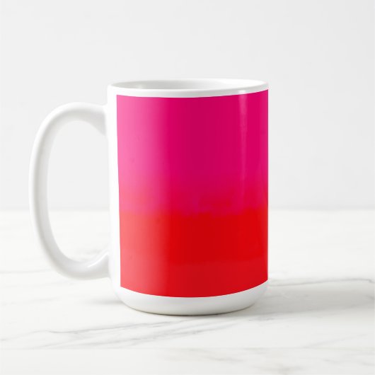 Mug Dégradé rose et orange (Gauche)