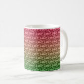 Mug Dégradé rose vert (Devant droit)