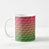 Mug Dégradé rose vert (Gauche)
