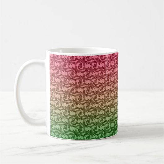 Mug Dégradé rose vert (Gauche)
