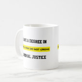 Mug Degré dans la justice pénale (Devant gauche)
