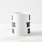 Mug Degré de travail dur (Centre)