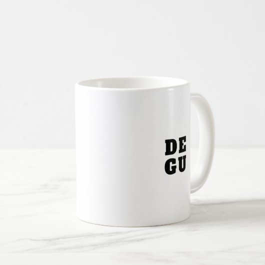 MUG ▣　DEGU　▣ (Devant droit)